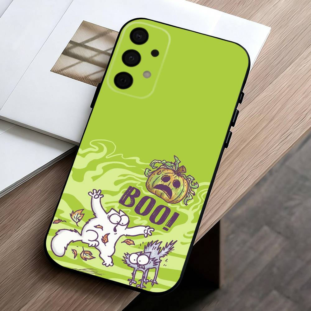 S-Simons-S And C-Cats  Phone Case For Samsung Galaxy A73,A72,A71,A70,A53,A52,A51,Soft Silicone Black Cover Samsung a32 5g