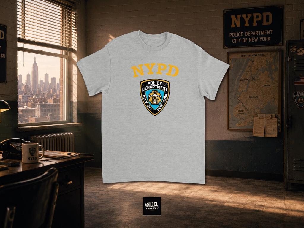T Shirt | NYPD | Vintage NYPD T Shirt | Distressed Police Department Tee | New York Graphic Shirt | Retro NYC Apparel | Vintage Police Tee