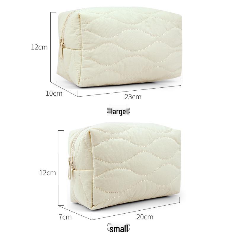 Multi-functional Lightweight Travel Makeup Bag with Large Capacity and Multi-layer Compartments