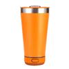 Cana Izolată cu Difuzor Bluetooth de 16 oz, Căni de Cafea, Cană de Bere din Oțel Inoxidabil, Portabilă pentru Exterior, Mașină, Cupă pentru Înghețată cu Deschizător de Sticle