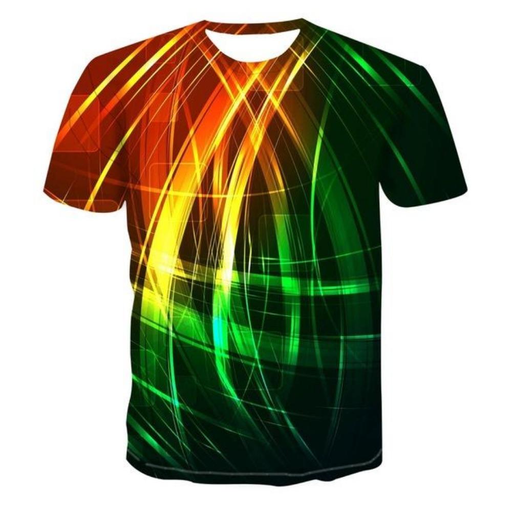 New Summer Men's 3d T-shirt Casual Short-sleeved O-neck Fashion Funny Printing T-shirt Men