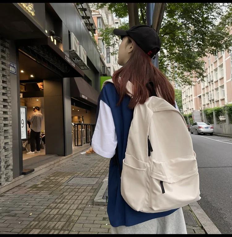 Versatile Backpack Large Capacity Waterproof Travel Bag Nylon Computer Bag Unisex Student School for Teenage Girls