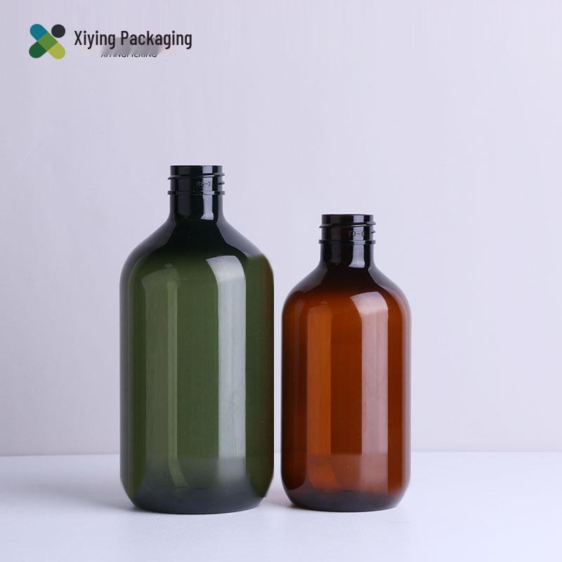 500ml Amber Press-Type Shampoo & Shower Gel Bottle for Hair and Body Care