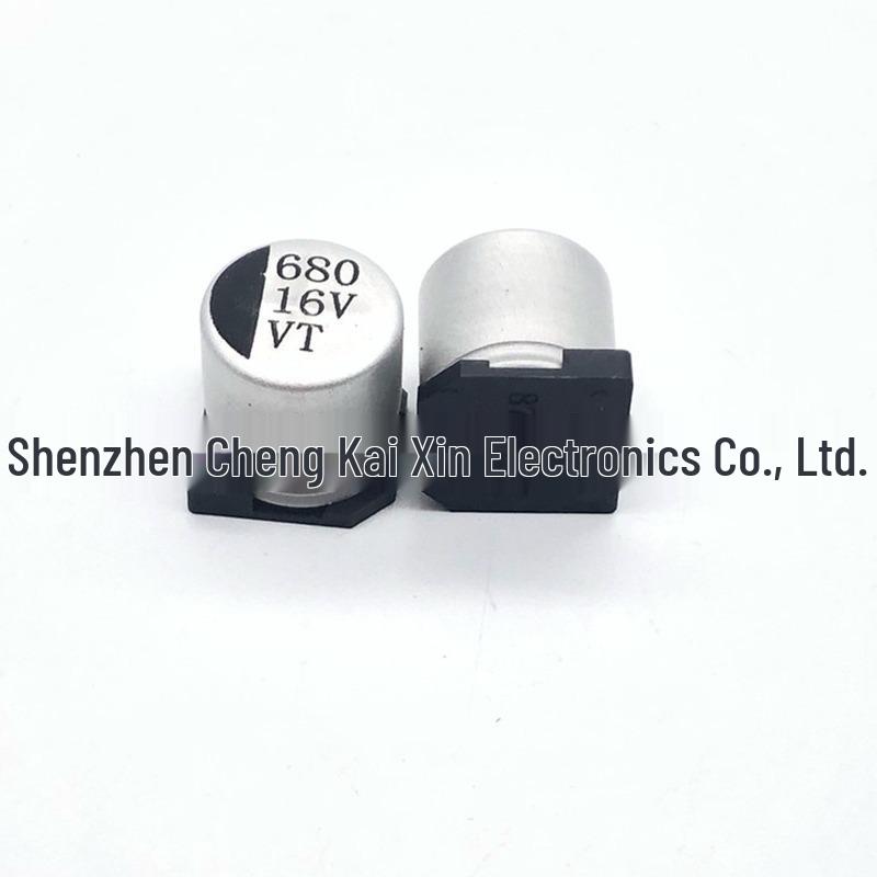 VT Series 680UF 16V SMD Aluminum Electrolytic Capacitors 10.5x10.5