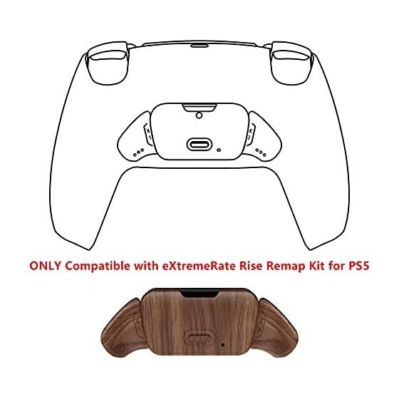 Redesigned K1K2 Back Button Housing Case for eXtremeRate Rise Remap Kit, Controller and Rise Remap Board Not Included, Compatible with All PS5
