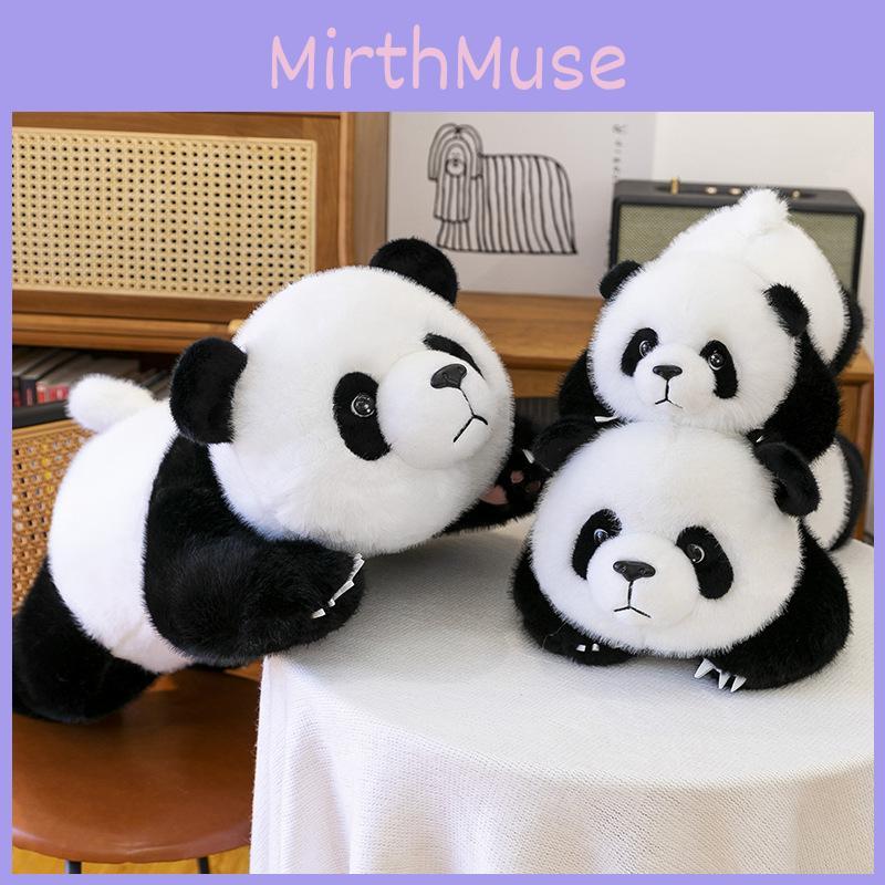 Prone Cartoon Cute Panda Plush Toy Pillow For Children And Room Decoration