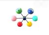 Chandelier Modern Semi Flush Ceiling Pendant Light Sputnik Mid Century Colorful Home Decor Lighting Customized Color Light Fixture Gift