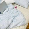A-Class Cotton Duvet Cover: Double Layer Gauze for Fresh & Simple Style, Fits Single/Double Beds