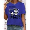 Graphic Print T-shirt, Short Sleeve Crew Neck Casual Top for Summer & Spring, Women's Clothing