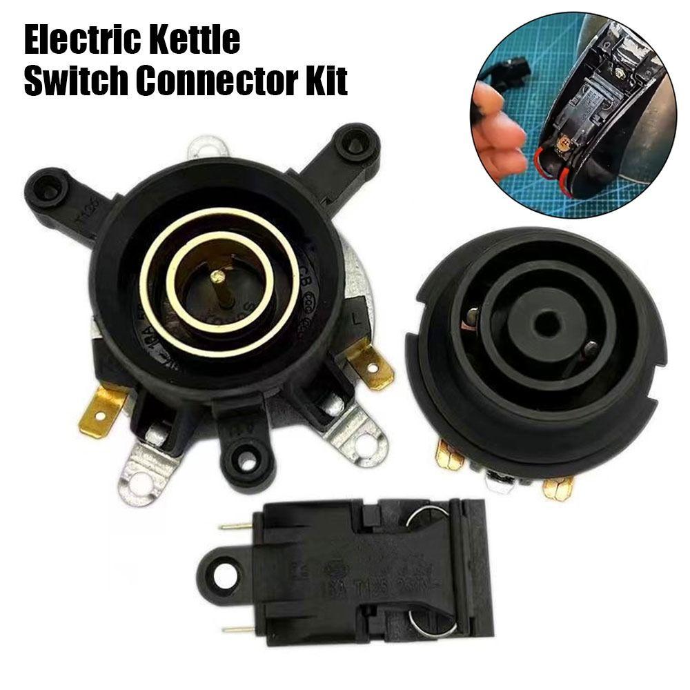 Kit de conectores de interruptor doméstico de 3 piezas/juego Base Termostato Temperatura Hervidor Piezas de reparación