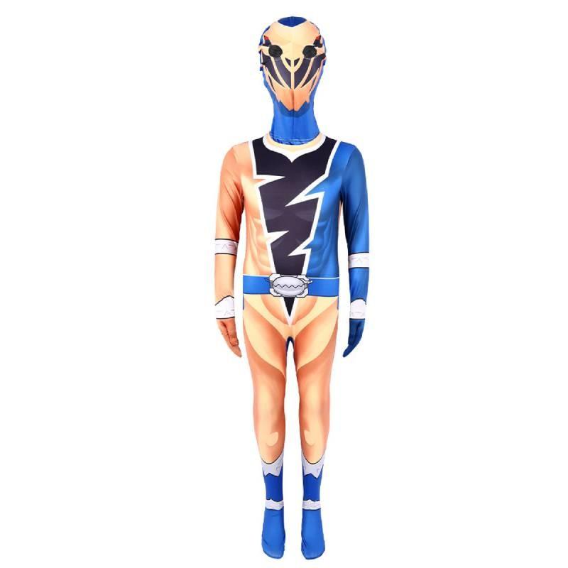 Mighty Morphin Power Rangers Costume Cosplay Dress Party Jumpsuit Superhero