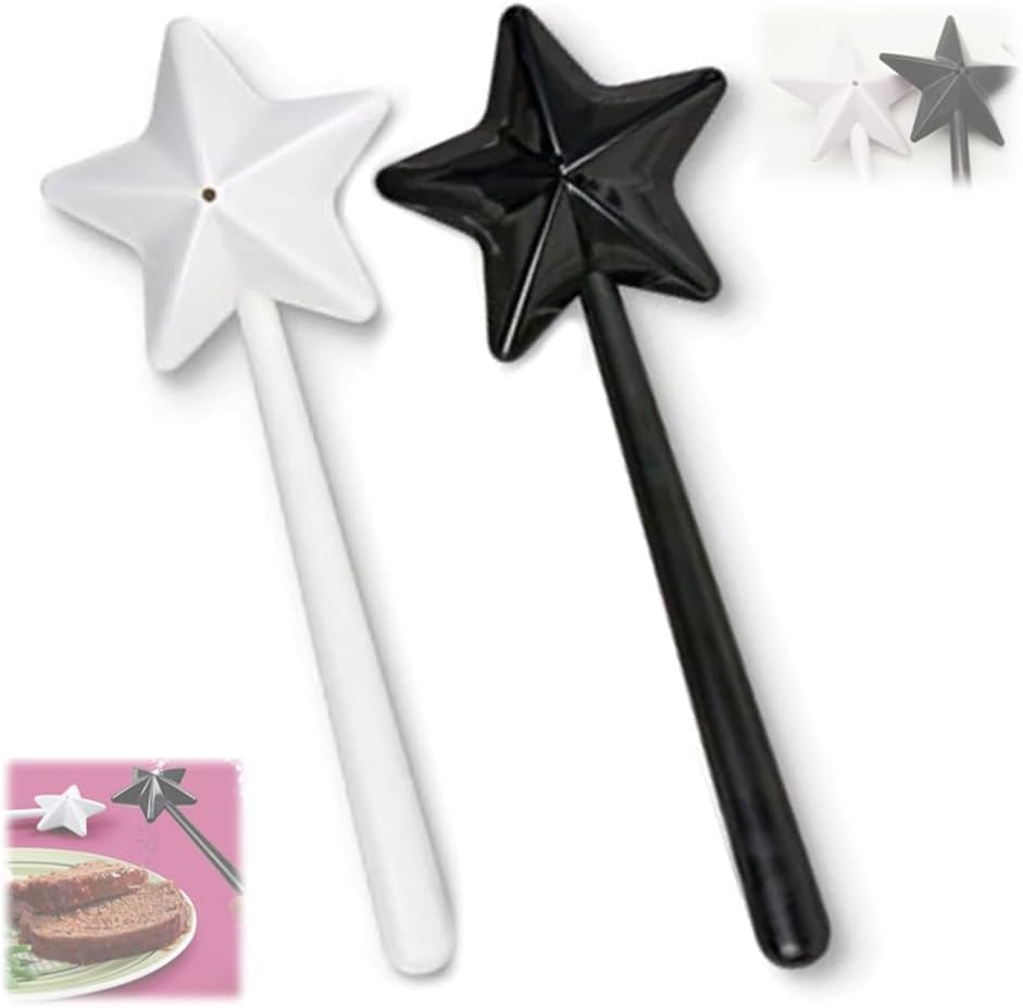 

Портативный дозатор для соли, перца, специй, шейкеры, многоразовый набор Magic Star Wand, принадлежности для кухни, приготовления пищи и барбекю чёрный/белый