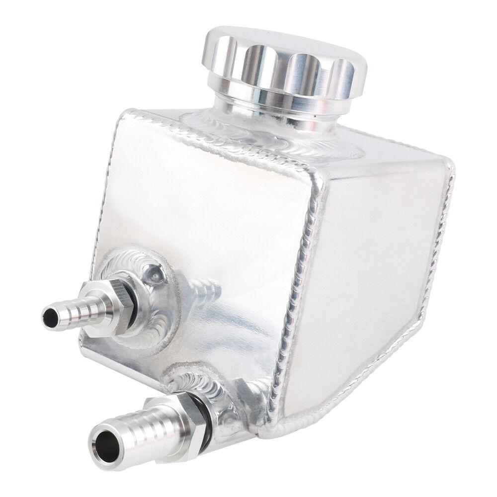 Aluminum Power Steering Pump Fluid Reservoir Tank Sandblasting for V6 V8 VT VX VU VY VZ VE LS1 LS2 Silver Black