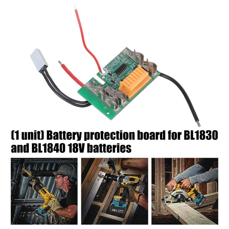 High Efficiency Battery Protections Board Intelligent Power Regulation Compatible for BL1830 BL1840 BL1850 18V Battery Models