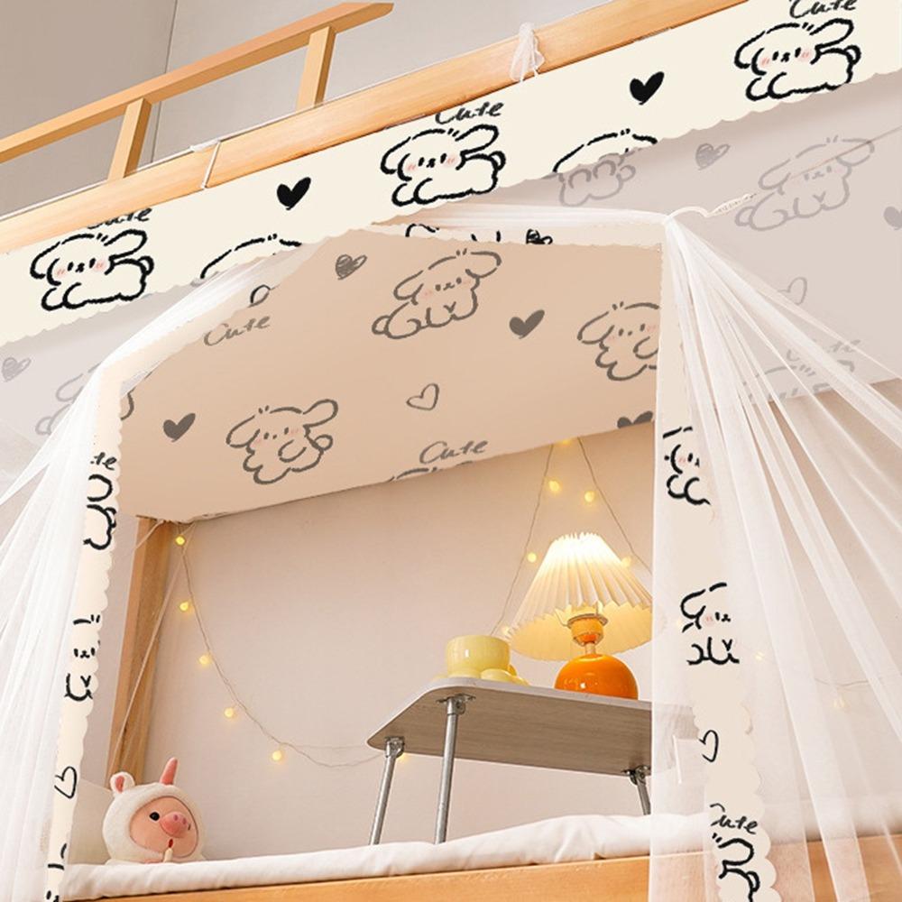 

Insect Proof Floral Print Mosquito Net Square Summer Netting Anti-Mosquito Mosquito Net Upper Bunk 1.2*1.6m-Style E