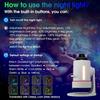 Galaxy Projector,Upgraded 4K HD Star Projector Lens,10 Realistic Nebula Scenarios Room Lights,Timer off Controls 8-Color Night Light for Bedrooms Home