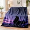 Solo Leveling Flannel Throw Blanket Soft Warm Cozy For Sofa Bed Indoor Home Bedroom Use