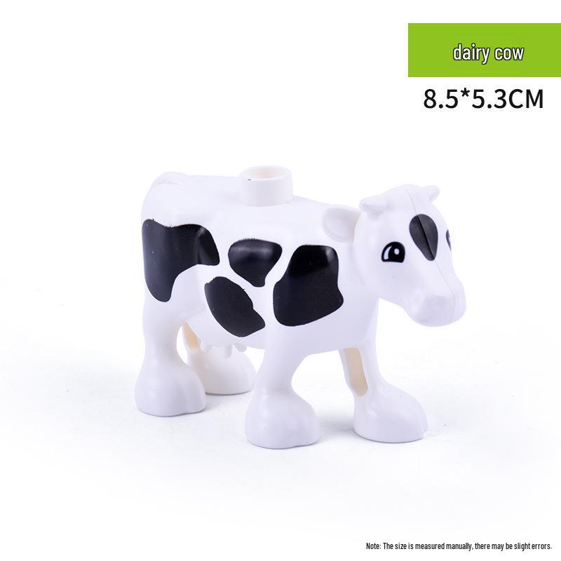 Compatible Large Bricks: Animal Accessories & Educational Building Blocks for Children - Ocean & Forest Themes