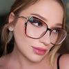 Irregular TR90 Frame Anti Blue Light Glasses for Women Fashionable Leopard Print Glasses Frame 2025 Computer Goggles