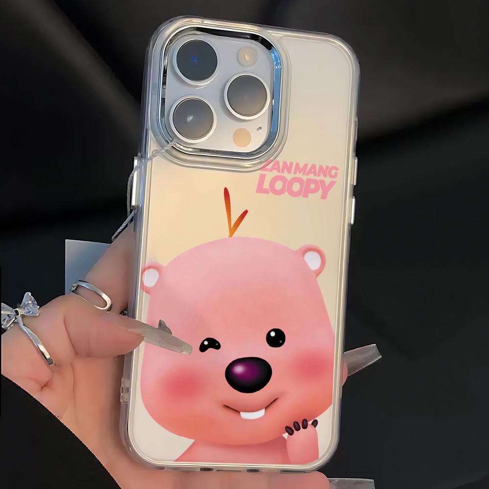 Korea Cartoon L-Loopys New Phone Case For IPhone 17 16e 16 15 14 13 12 11 Mini Pro Max X XR 8 7 Air Plus Transparent Soft Cover