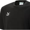 Puma Letter Logo Print Casual Round Neck Versatile Breathable Pullover Short Sleeve T-Shirt Men T-Shirts Black 620219-01