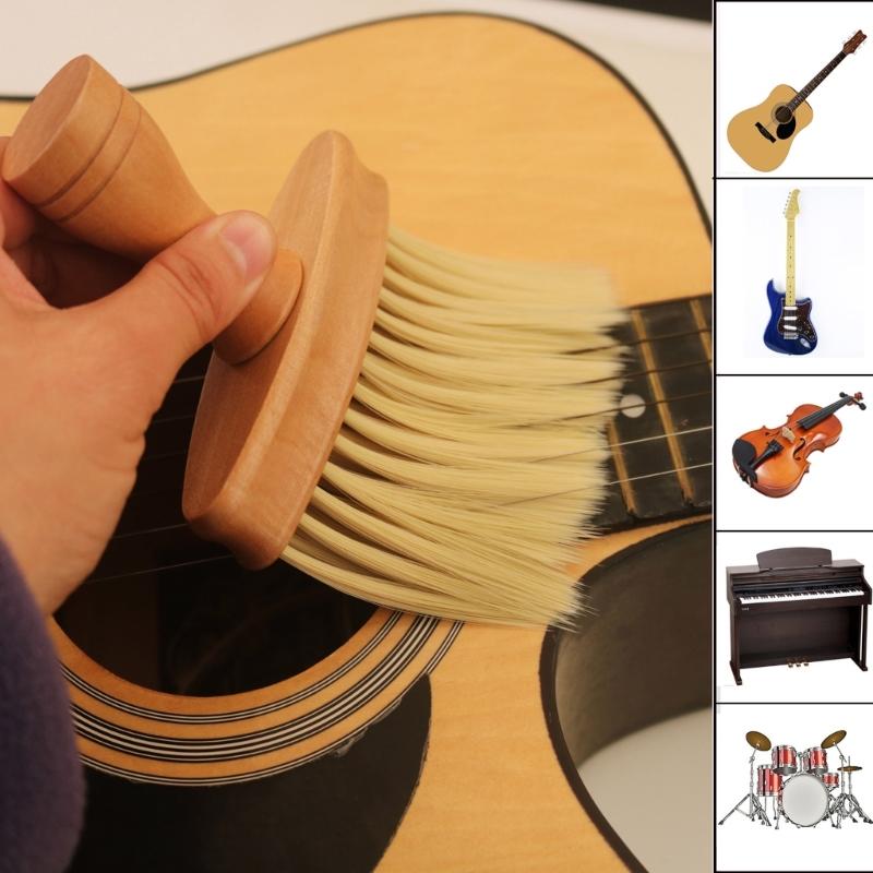 Stringed Instrument Dusting Brush Violin Guitar Dust Remover Cleaning Brush