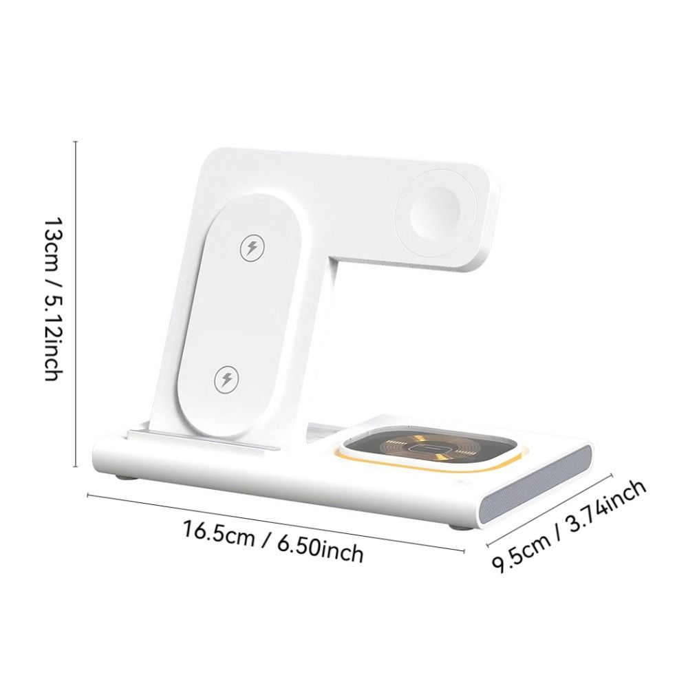 New 3-in-1 Wireless Charger Magnetic 30W Charging Stand Foldable Fast Charging Station for Phone/Watch/Earbuds
