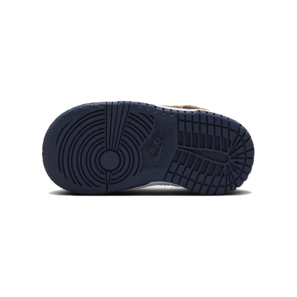 Nike Dunk Low TD Midnight Navy Wheat Baby Sneakers Blue White FB9107-111