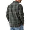 Men's Long Sleeve Plaid Button Down Shirt with Collar for Casual Everyday Wear