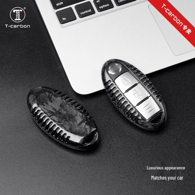 Real Carbon Fiber Key Shell for Nissan/Infiniti/Teana/Sylphy