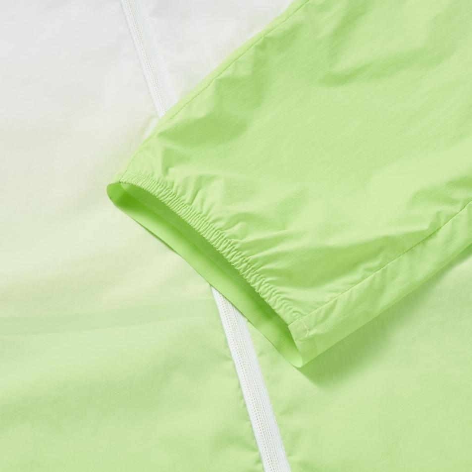 Saucony Gradient Breathable Casual Hooded Jacket Men Jackets Light-Green Yellow SC2230109A-PR12