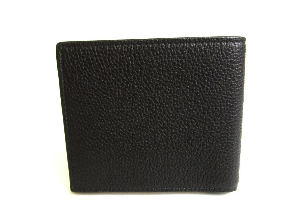Autentická peněženka GUCCI Vintage Logo Black Leather Bifold Bill Wallet #9711 Repasované