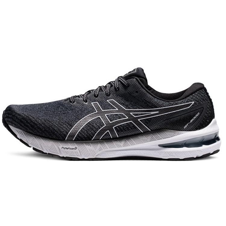 ASICS GT-2000 10 2E Wide Black White Men s 1011B186-002 EU 43.5