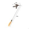Cat Teaser Toy, Interactive Exercise Chase Training, Handheld Feather Toy