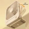 Compact Mini Rechargeable Fan Low Noise Gentle Wind Silent Fan Magnetic Design Rechargeable Power Supply Magnetic Wall Mount Fan