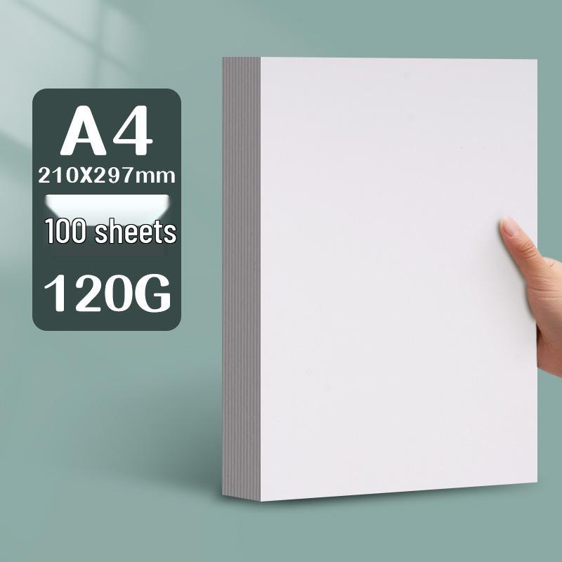 Yuanhao Thick White Card Paper, 300G, for Marker Pen, Sizes: 16kA4/A3/8K/4K, Ideal for Hand-Painting