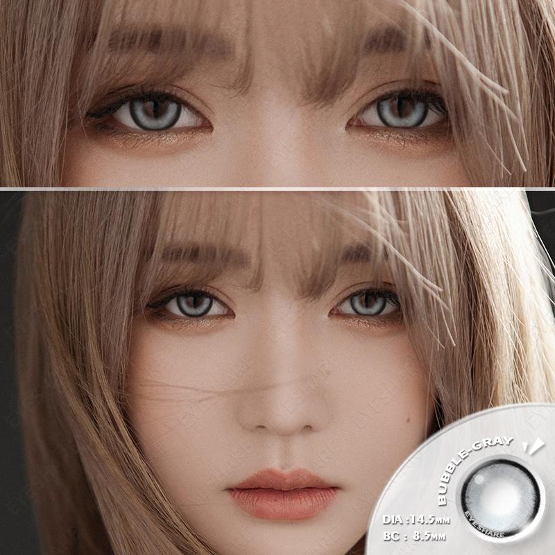 Eyeshare Contact Lenses For Eyes Doll Eye Bubble Soft Contact Lens Case Makeup Yearly Contacts