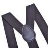 Adult Solid Color Suspenders for Men Women - Dress Shirt Pants Braces Straps for Wedding Party Suit Skirt Apparel