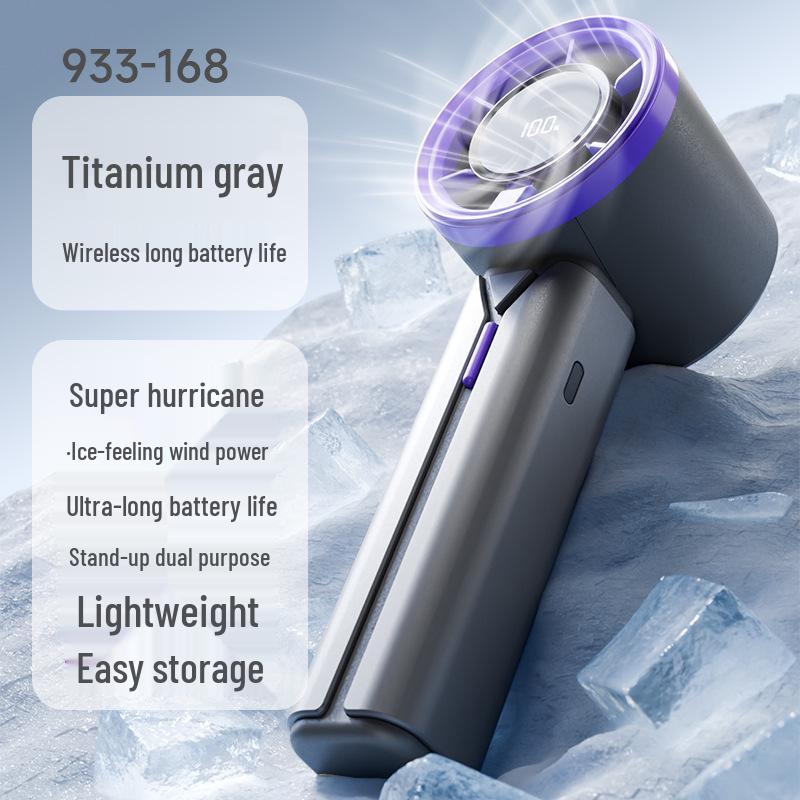 

Mini Turbine Fan: 6-Speed, Quiet, USB Rechargeable, Perfect for Outdoor, Office, Dorm & Summer Use See details