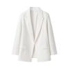European and American Style, New Women's Clothing, Classic, Fashionable Pure Linen Blazer 7726707