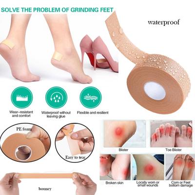 1 Roll Foam Foot Corn Calluses Toe Finger Protector Tape Hallux Valgus Shoe Cushion Anti-friction High Heel Feet Pads Sticker