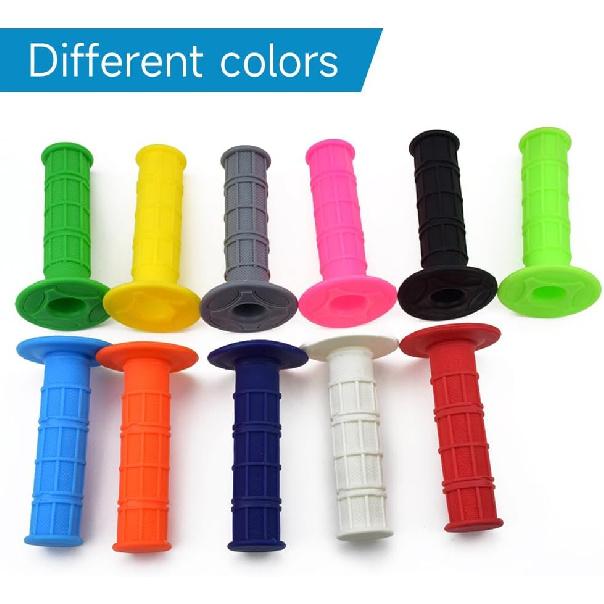 HIAORS 7/8" Motorcycle Hand Grips For CRF YZF WRF KXF KLX Pit Dirt Bike Motocross Motorcycle Offroad Dirt Bike Black