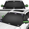 Car Frost Windshield Cover Magnetic Oxford Windshield Frost Cover Waterproof Vehicle Snow Guard Protection Snow Ice Sun Antifree