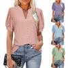 Women's V-neck Tops Short Sleeve T-shirts With Cut Out Lace Detail