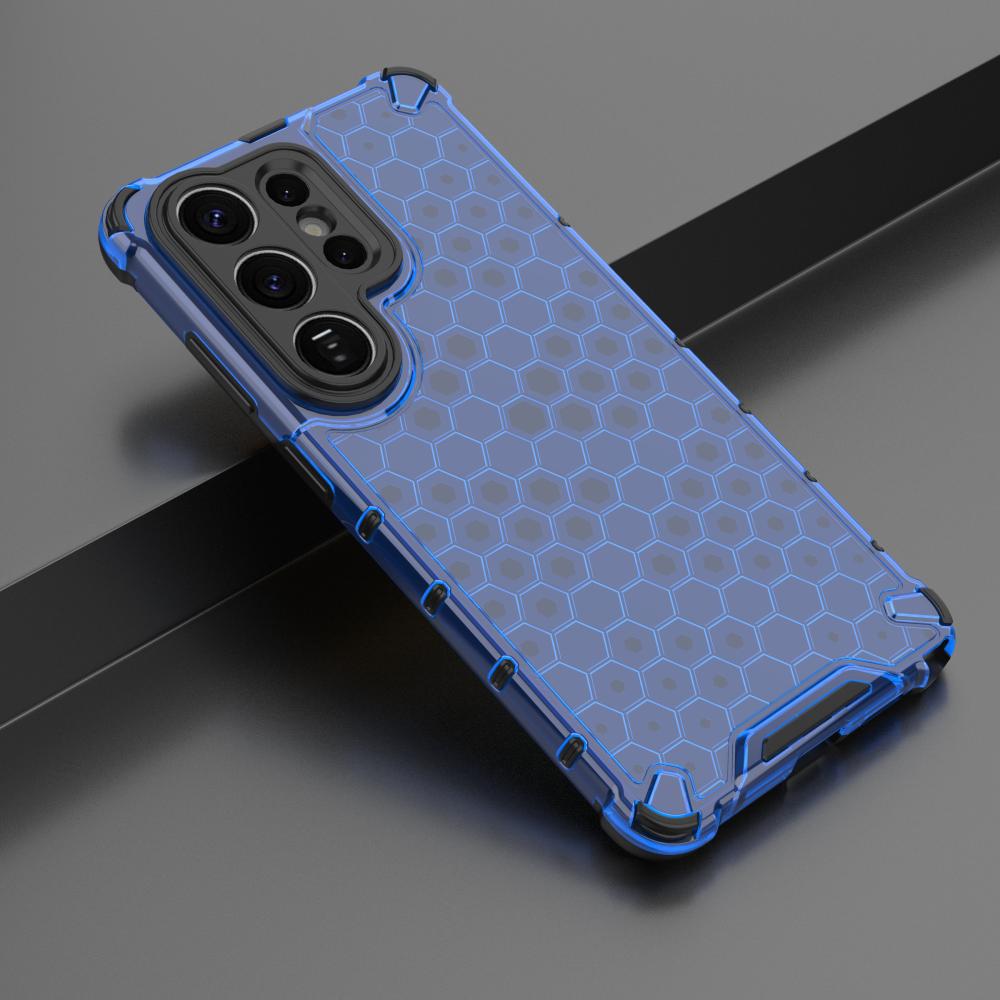 Transparent Honeycomb Military Shockproof Armor Case for Samsung S26 Ultra S25 Edge S24 S23 FE S22 Plus S21 FE A56 A36 A26 A16