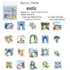 Retro Street Scene Journal Stickers - Gugu Forest Series (20 Sheets)