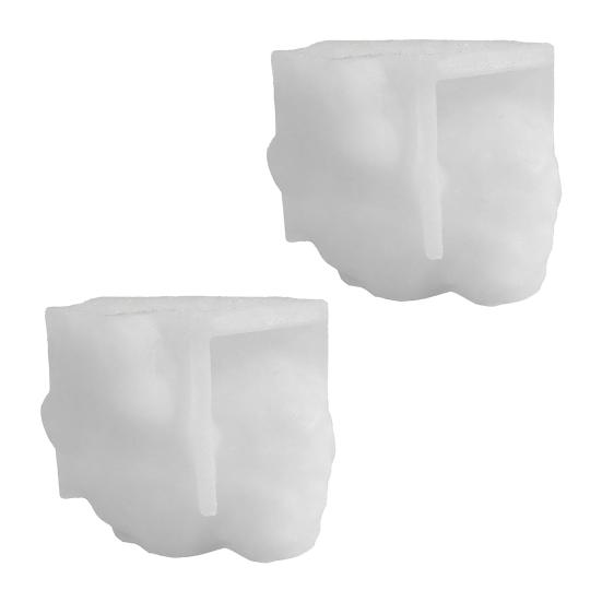 Bandeja de Cubitos de Hielo de Vaca de las Tierras Altas Molde de Cubitos de Hielo de Silicona Molde Flexible con Forma de Animal Fabricante de Cubitos de Hielo Creativo para Whisky Cócteles Café