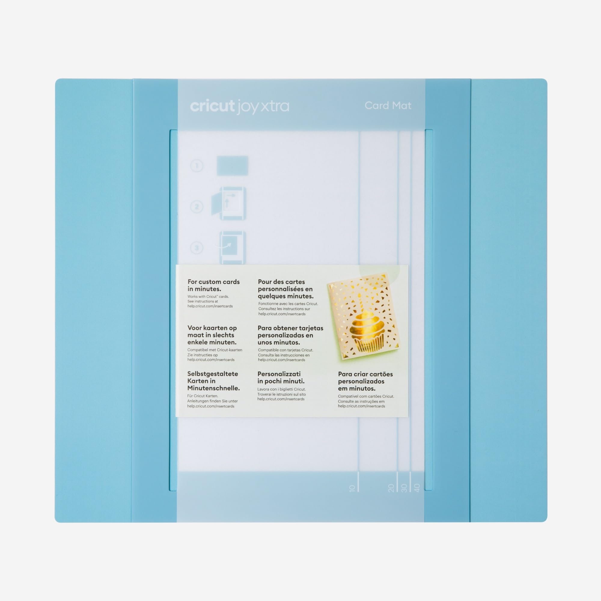 

Cricut Joy Xtra Card Mat cm x Reusable card mat for all Cricut craft mat with clear protective for quick crafts with your Cricut Joy Xtra cutting синий