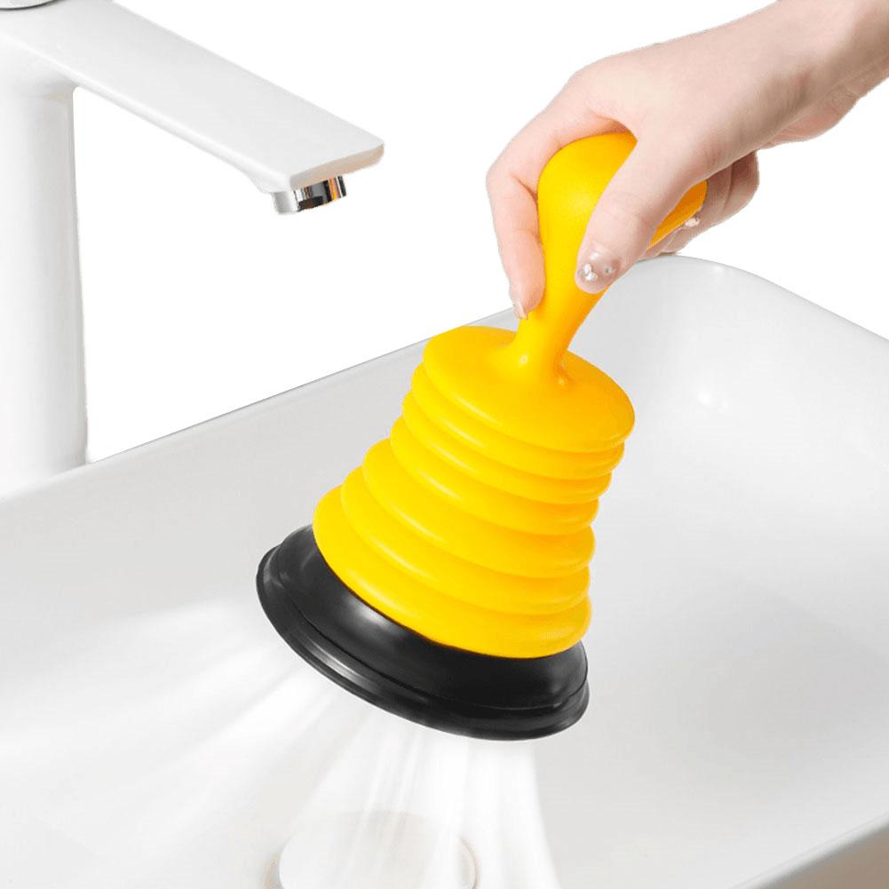 Manual Drain Suction Cup Anti Blocking Plunger Suction Bowl Drain Cleaning Pump for Kitchen Shower Toilet