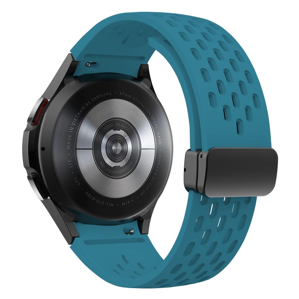 Magnetic Buckle Band for Samsung Galaxy watch 6/5/4/classic/Pro 45mm 44mm 40mm 43mm 47mm Strap no gaps silicone bracelet correa